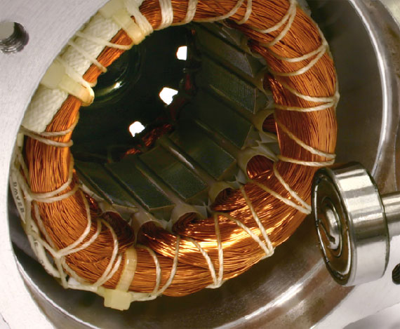 Copper Coil from a Motor- the larger the motor, the more copper.