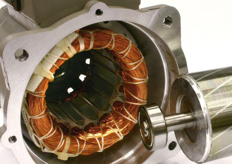 Copper Coil from a Motor- the larger the motor, the more copper.